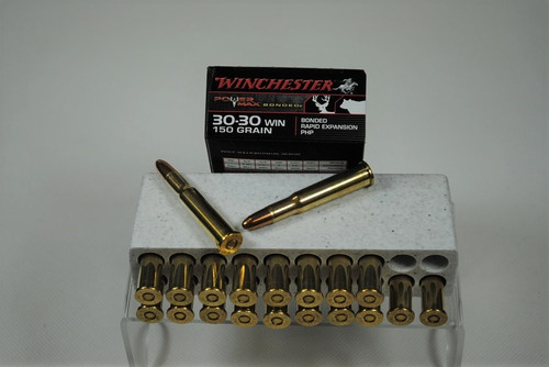Winchester X30306BP Power Max Bonded 30-30 Win 150 grBonded Rapid Expansion PHP 20 Rds