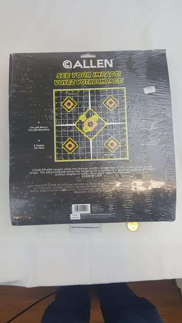 Allen EZ SEE Adhesive Grid Target, 12" x 12", 5 per Pack, #15224