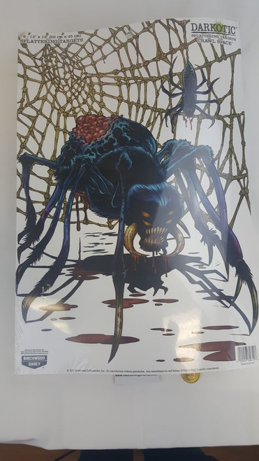 Birchwood Casey Darkotic "Crawl Space" Splattering Target 12"x18" 8 Pack