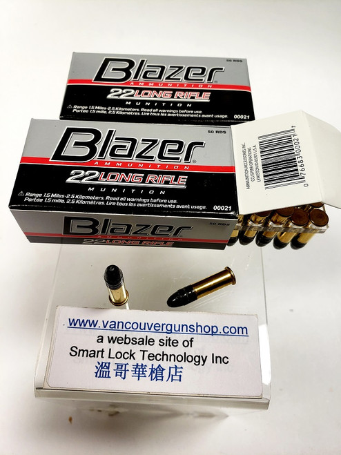CCI Blazer 22LR 40gr. LRN 50rds