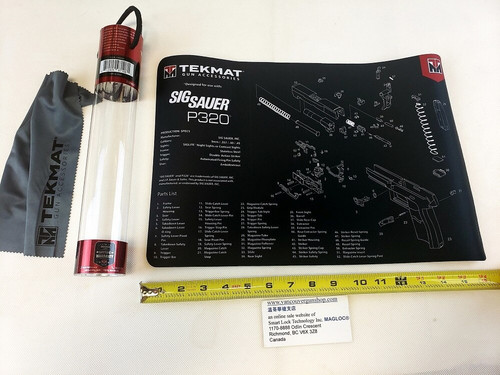 TekMat TEK-R17-SIGP320 Gun Cleaning Mat, 11"x17", Sig Sauer P320