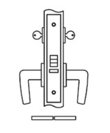 Accurate No. 9042 Entrance or Public Restroom Lock