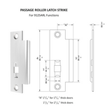 Accurate No. 9025 ARL Roller Latch Strike Plate