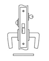 Accurate No. 8624 Dormitory, Entrance or Storeroom Lock