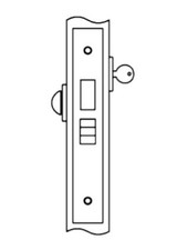 Accurate No. 8824RL Roller Latch Lock