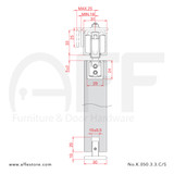 Evolution Fitting set No. K.050.3.3.S/C  & Upper Track No. 8010.01280 (Other types of upper tracks available)