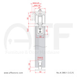 Evolution Fitting set No. K.080.1.3.S/C  & Upper Track No. 8010.01280 (Other types of upper tracks available) 