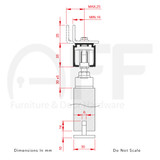 Fitting set No. K.080.4.1.S & Upper Track No. 8010.01280