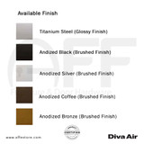 Diva Air Wood Door - Available Finishes