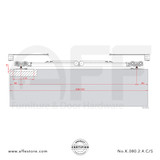 Eclettica K.080.2.4.S - Sliding Door Fitting Set