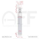 Eclettica K.030.0.4.C & Upper Track No. 8010.02660 (Other types of upper tracks available) 