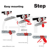 STEP -  Sliding Door Fitting Set