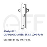 Accurate No. 8702 Deadlock - Deadbolt by key either side.