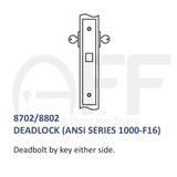 Accurate No. 8802 Deadlock - Deadbolt by key either side.