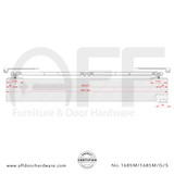 STEP No. 1685M/1685M/G/S Sliding Door  Fitting Set - Components