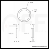 Mortise Cylinder Collars