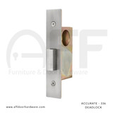 Accurate No. 336 -1/4  Deadlock 1" Backset, By key outside and inside