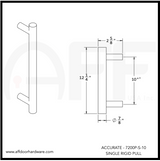 Accurate No. 7200P-S-10 Single Rigid Pull