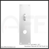 1E-T Escutcheon Plate GF1106 Thumb Turn