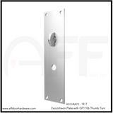 1E-T Escutcheon Plate GF1106 Thumb Turn