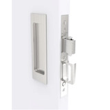 Accurate 2002CPDL Combination Pocket Door Lock-Edge Pull and Flush Pull