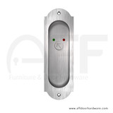 Accurate A2002-Oi Arched Flush Pull with Emergency Coin Release with Occupancy Indicator 