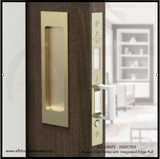 Accurate No. 2002CPDS-SD Pocket Door Strike with Edge Pull for Narrow Stiles (2-7/8" depth)