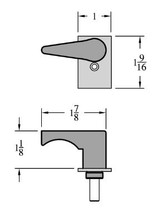Accurate No. 7800 Dead Latches Handle