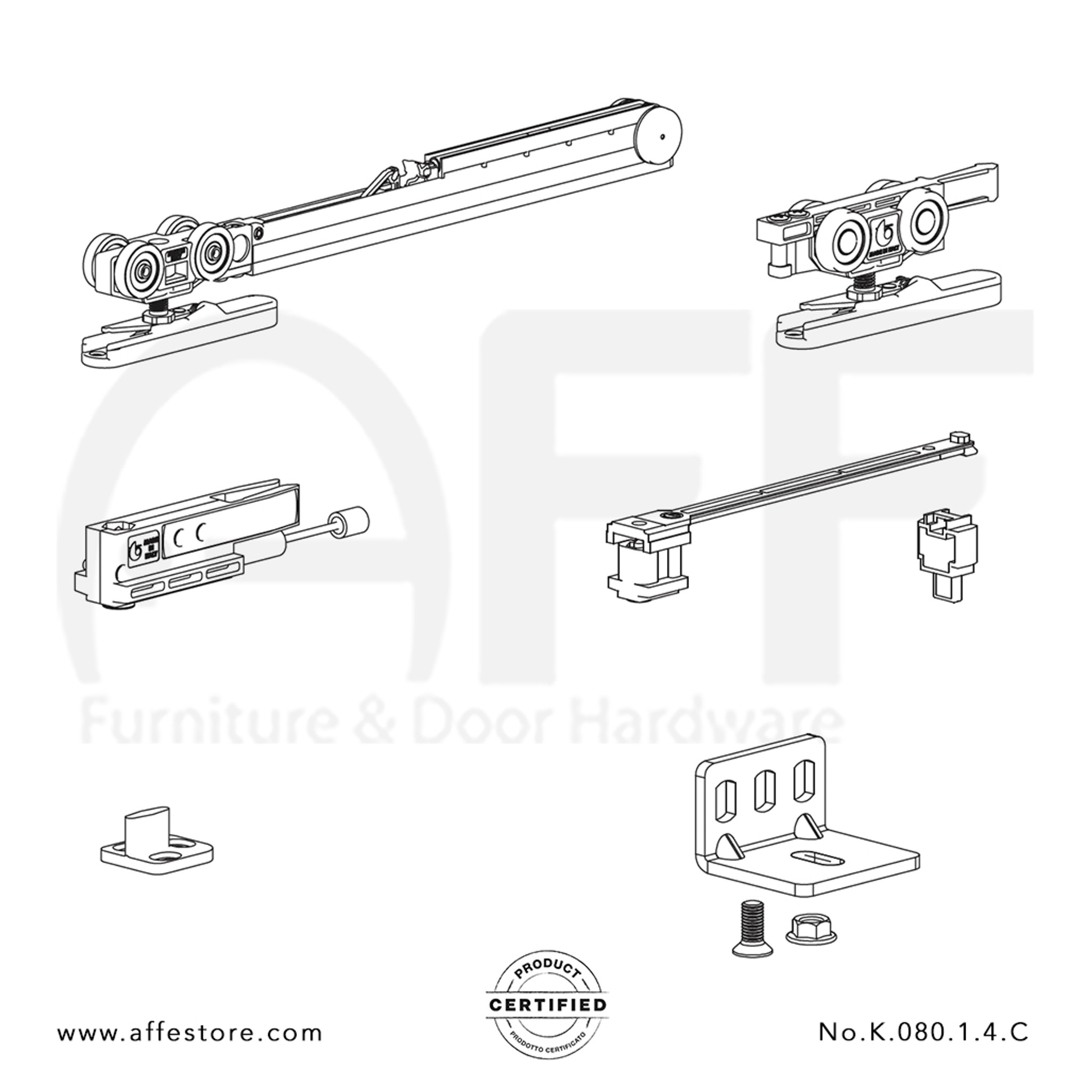 Magnetic Door Stop with screw Art. 264