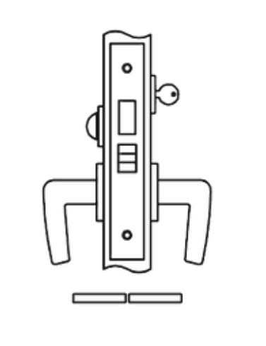 Accurate No. 9124 Dormitory, Entrance or Storeroom Lock