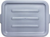 20" x 15" Polyethylene Plastic Bus Tub/Box Lid (PLBTC001G Grey)