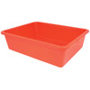 Durable Polyethylene Plastic Bus Tub - RED