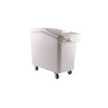 27 Gallon Mobile Ingredient Storage Bin with Scoop