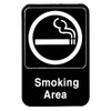 (Black, 6" x 9") “Smoking Area”
