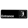 (Black 9" x 3") "Entrance"