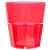 Diamond 8 oz Polycarbonate Rocks Glass - Red PLPCTB108RD