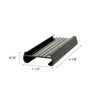 3" Snap-On Wire Shelf Label Holder - 4/Pack (PLSL003BK)