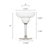 Plastic Margarita Glass - 9 oz (PLTHMR009C)