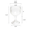 24 oz Plastic Schooner Glass (PLTHSN024C)