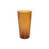 Thunder Group PLTHTB020A 20 oz Amber Pebbled Plastic Tumbler 