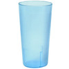 Thunder Group PLTHTB020B 20 oz Blue Pebbled Plastic Tumbler 