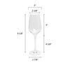 Thunder Group PLTHWG014RC 14 oz Polycarbonate Stem Wine Glass