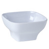 Thunder Group PS3105W 4.75" x 4.75" Passion White 14 oz. Melamine Bowl with Round Edges