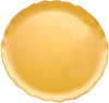 Thunder Group RF1020G Gold Pearl, 20" Round Melamine Dinner Plate 