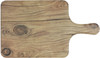Thunder Group SB608S 8.5" x 7" Sequoia Faux Wood Melamine Serving Board with Handle