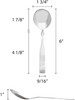 SALEM Stainless Steel Heavy Weight Bouillon Spoon (SLAM103)