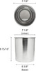 6 Qt Stainless Steel Bain Marie Pot (SLBM005)