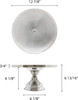 13" Round Stainless Steel Cake Stand (SLCS001)