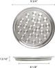 10" Round Stainless Steel Narrow Rim Serving Tray (SLCT310)