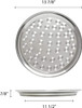 14" Round Stainless Steel Narrow Rim Serving Tray (SLCT314)